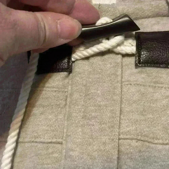 EUC Old navy Fleece Lined Coat With Zip And Toggle Closure. 
Thick and cozy - Picture 3 of 8